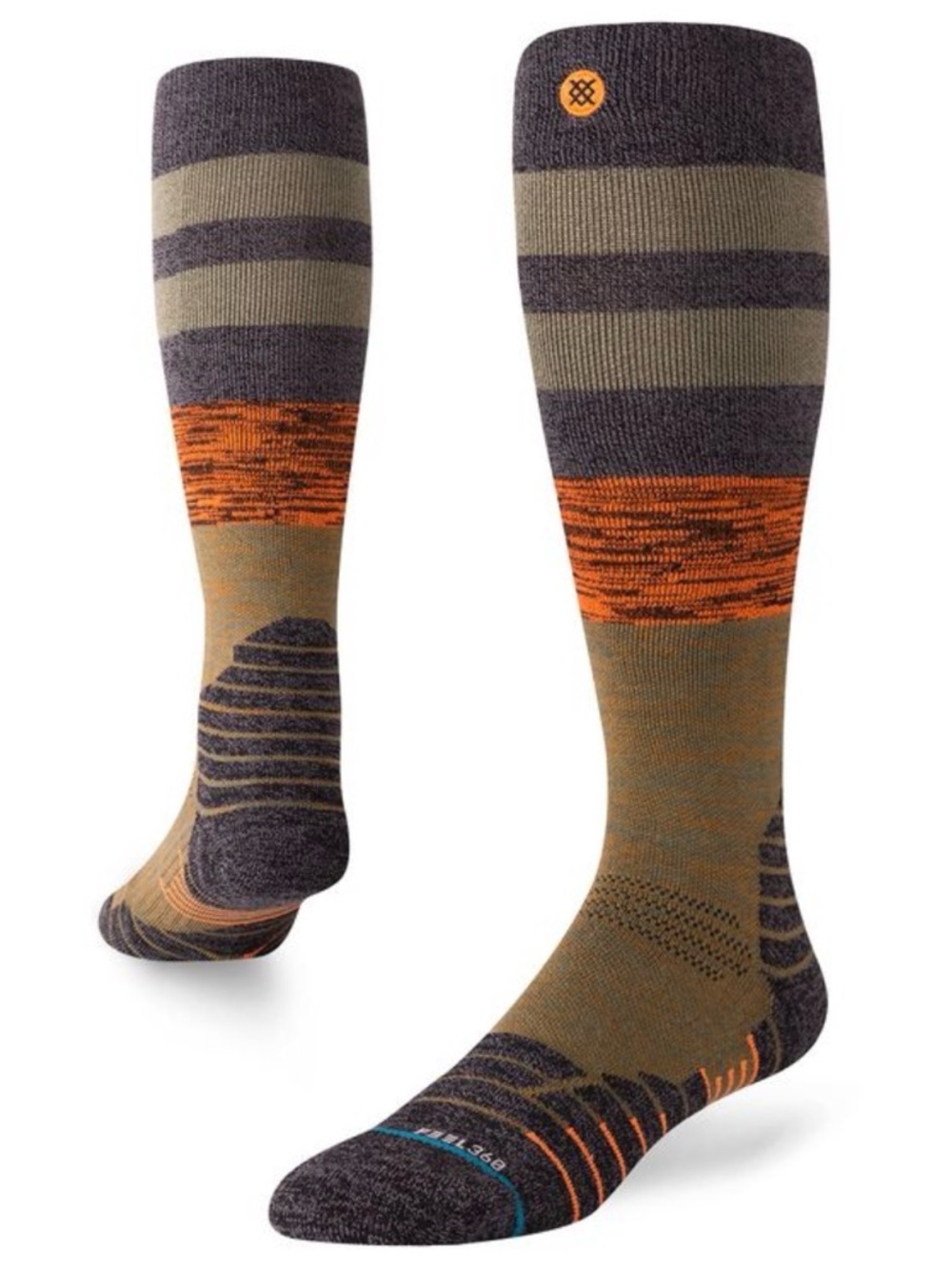 Stance Moto Pinnacle Feel 360 JOURNEYMAN Socks Mens Medium M